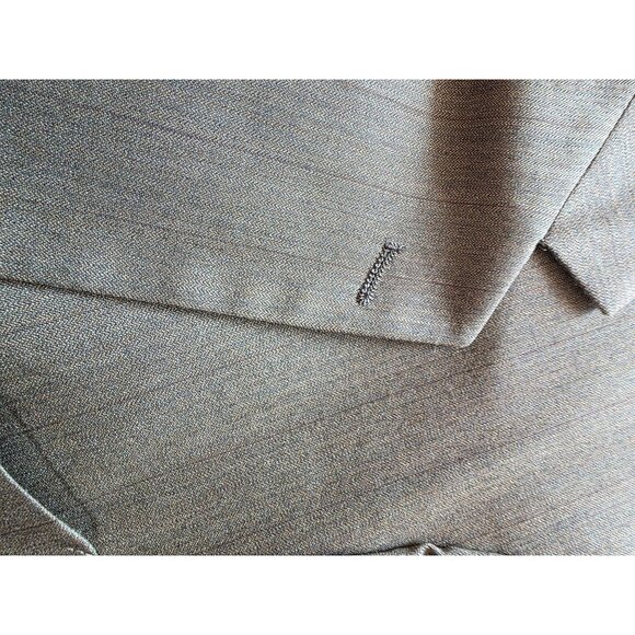 Strathmore Mens Wool Brown Blazer Suit Jacket 100% Pure Wool 2-Button Style 42 - Picture 8 of 10